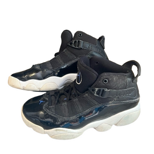 JORDAN 6 Rings boy’s youth size 1 black basketball running shoes